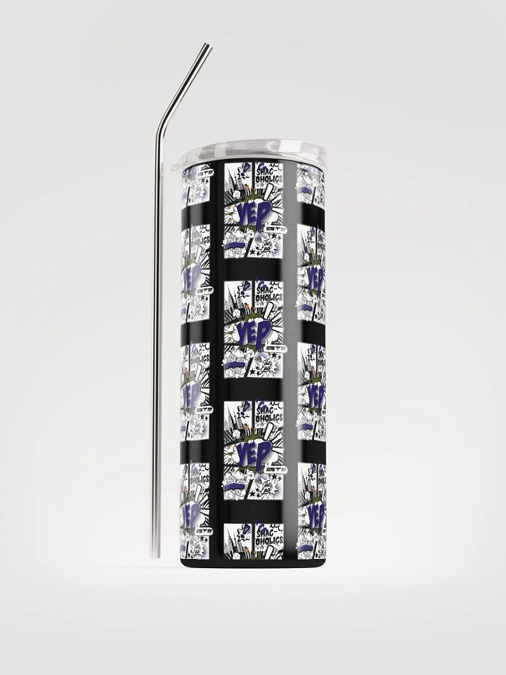 Shac-oholics Comic Blast Tumbler - Dark Blue 