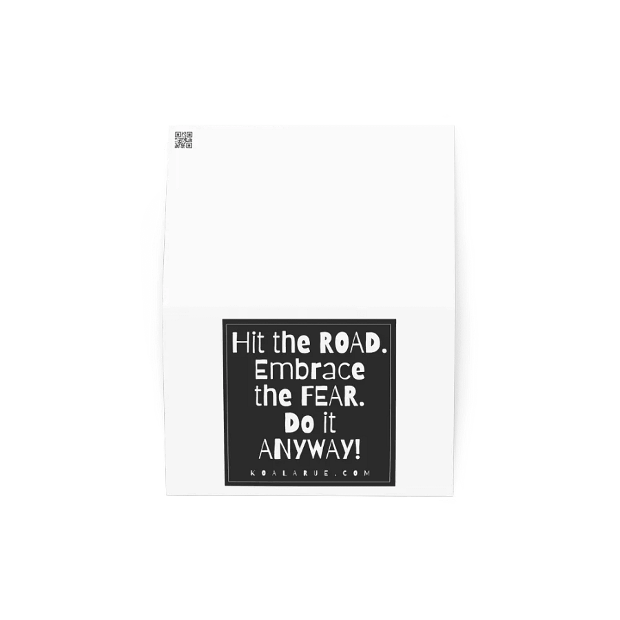 EMBRACE THE FEAR • GREETING CARD AND ENVELOPE product image (5)