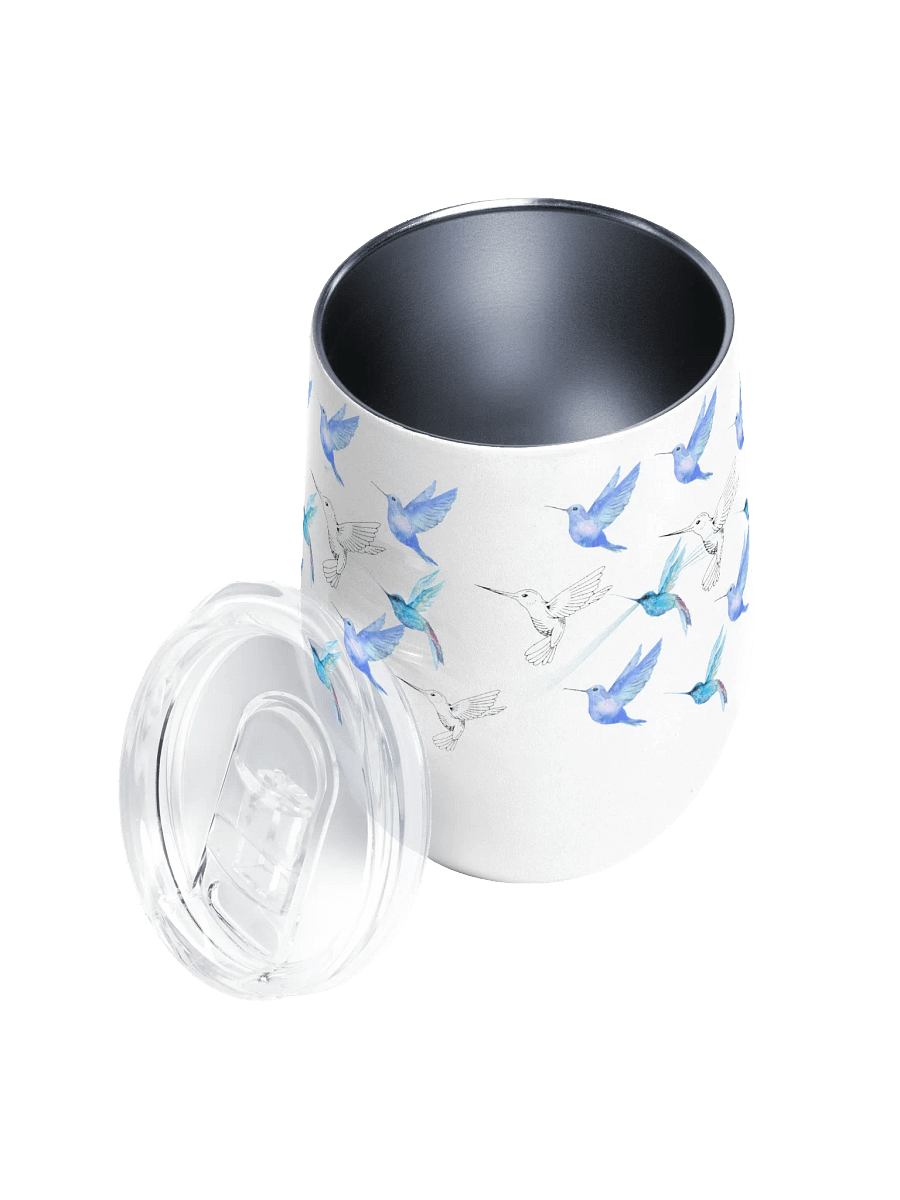 Hummingbird Wine Tumbler gift for hummingbird enthusiasts moms dads sons friends daughters colleagues product image (3)