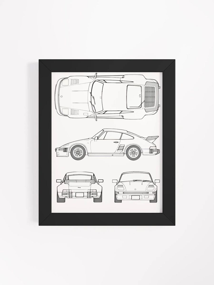 Framed Sports Car Poster product image (4)
