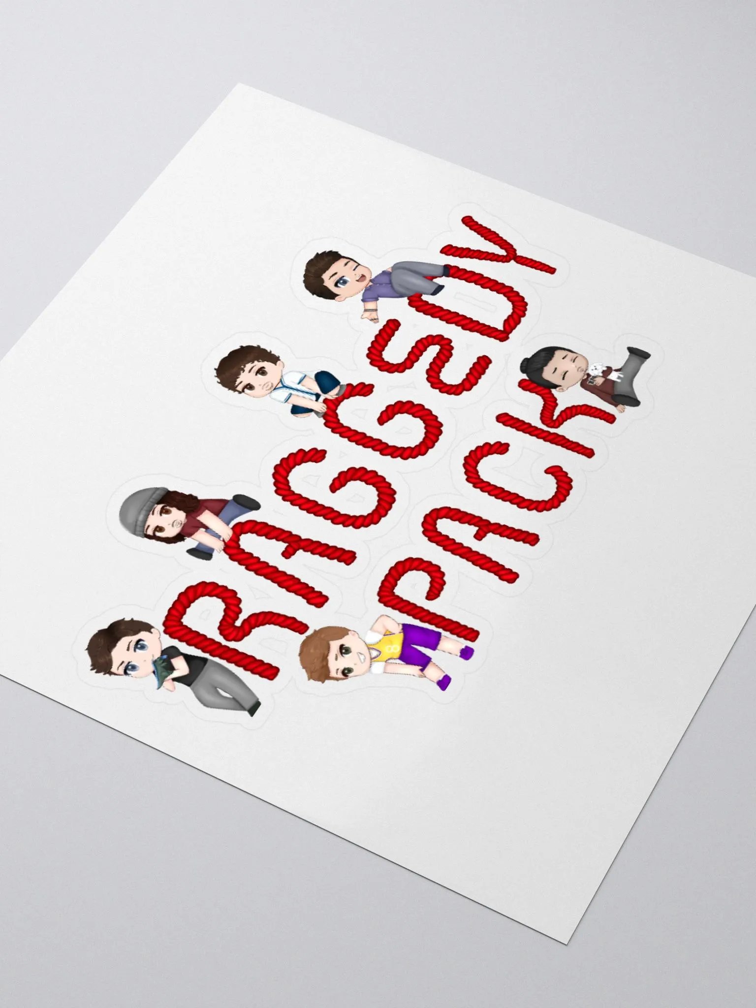 Raggedy Pack Chibi Sticker product image (9)