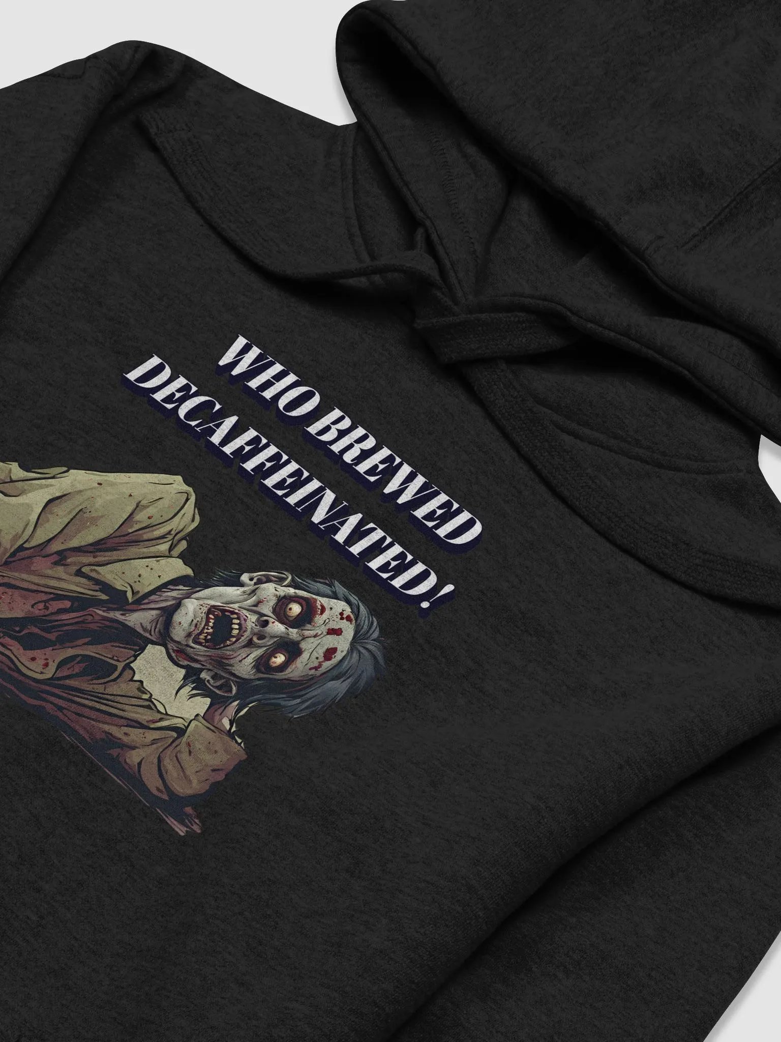 Who Brewed Decaffeinated! Funny Coffee Hoodie product image (13)
