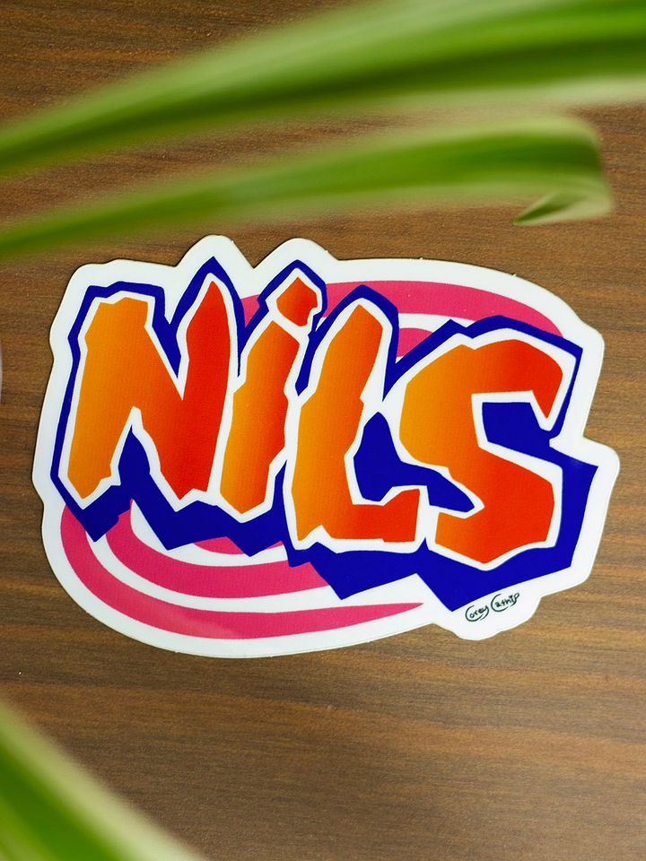 Nils logo Sticker product image (1)