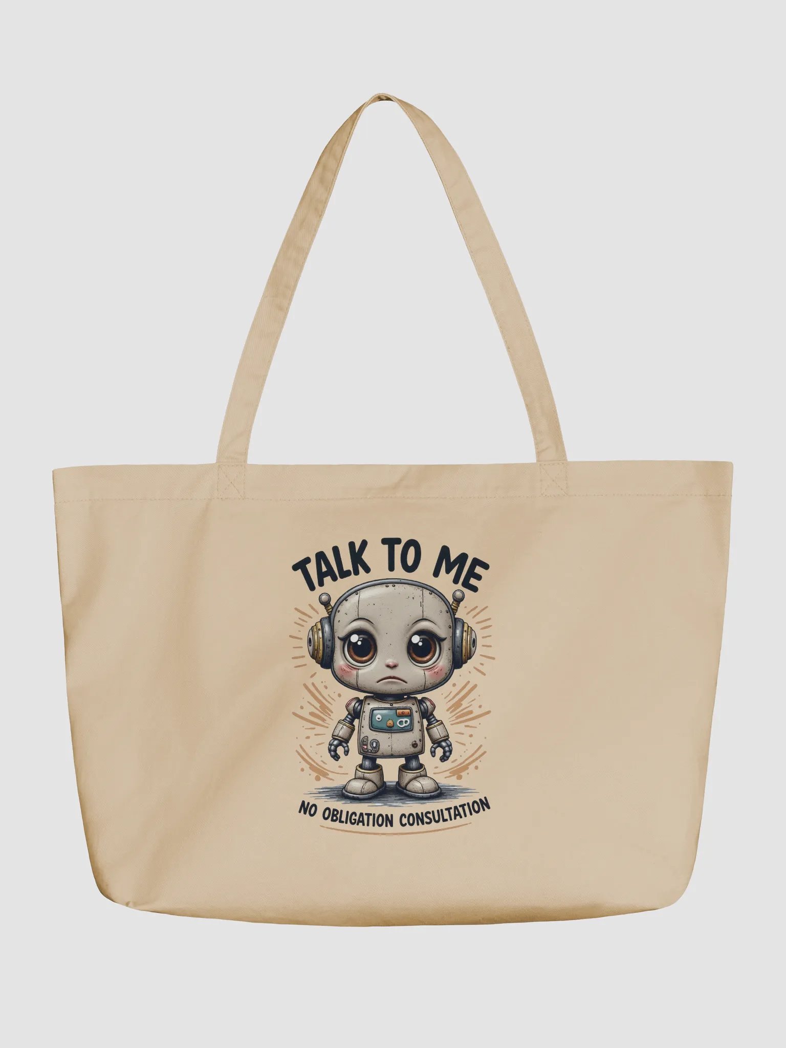 Sad Lonely Robot Consultation Tote product image (1)