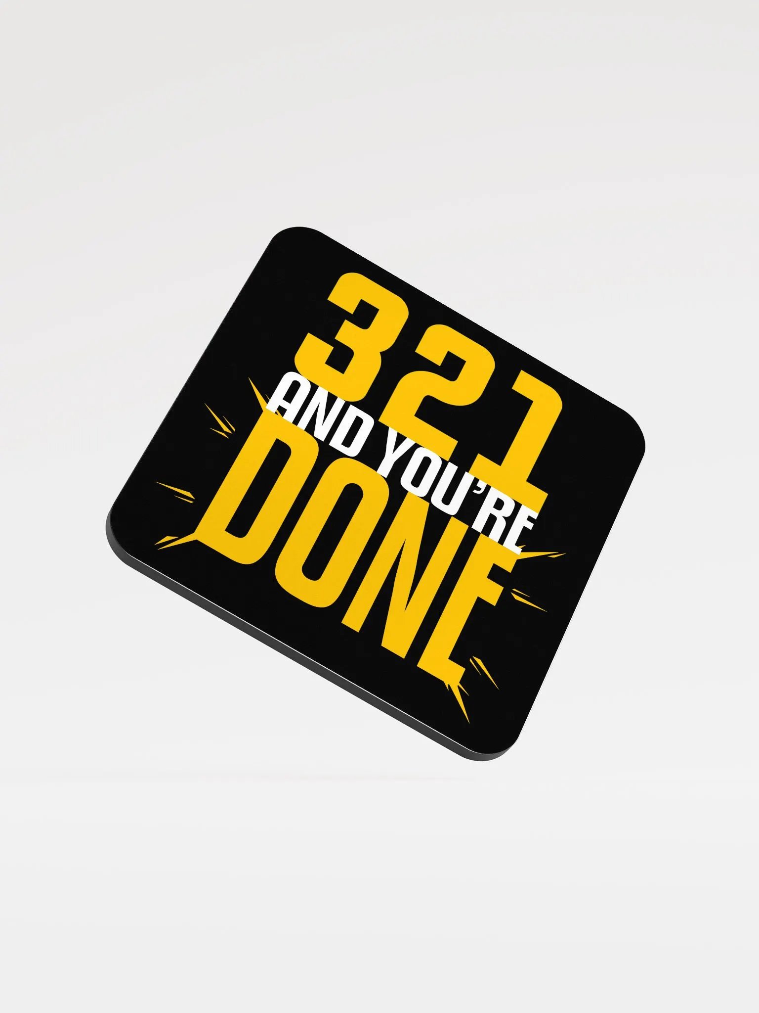 'DONE' Gold Night Coaster product image (1)