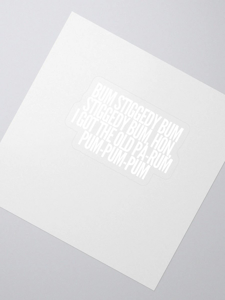 Stiggedy Sticker product image (2)