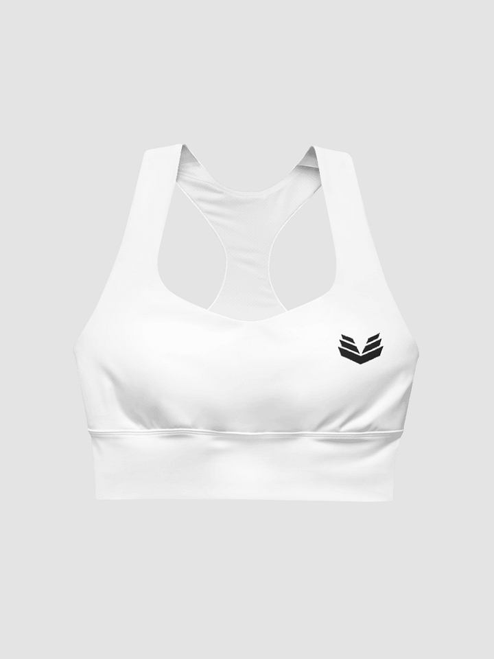 Longline Sports Bra - White product image (1)