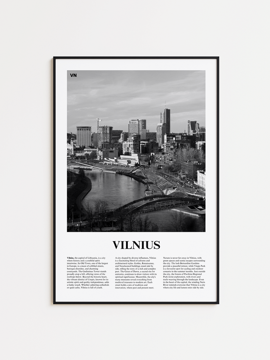 Vilnius 02 Newspaper Poster product image (1)