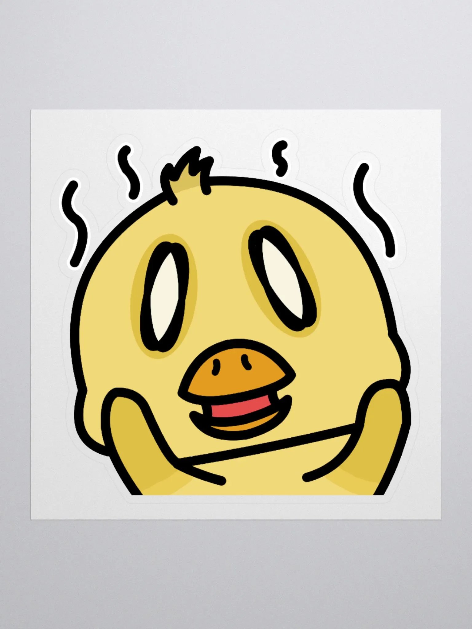 Glitch Duck Sticker product image (1)