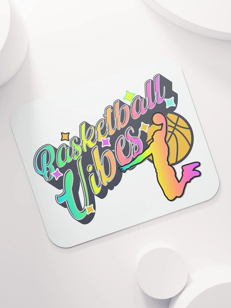 Basketball Vibes Rainbow Dreams Mouse Pad product image (7)