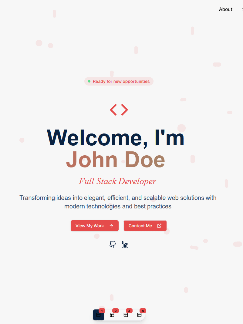 Next.js 15 Portfolio Template product image (1)