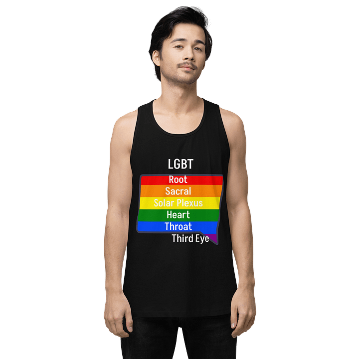 LGBT/Chakra Dialogue Men's Tank Top product image (1)