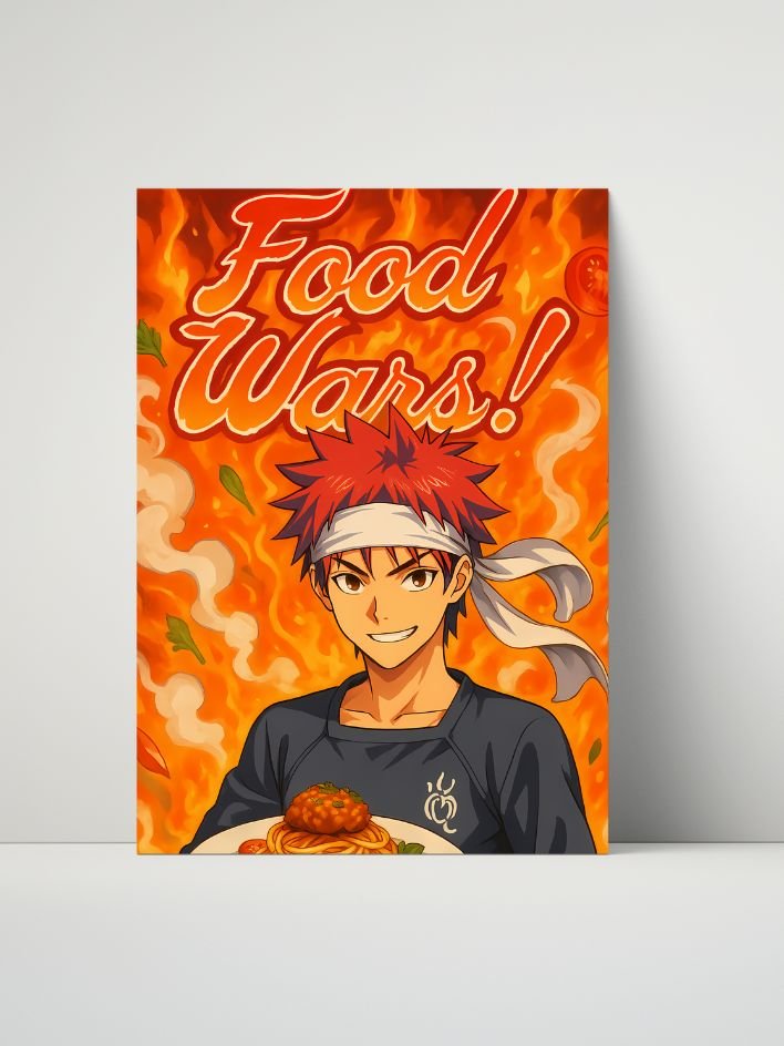 Food Wars! Soma Yukihira - 8x10 Metal Print Wall Art product image (1)