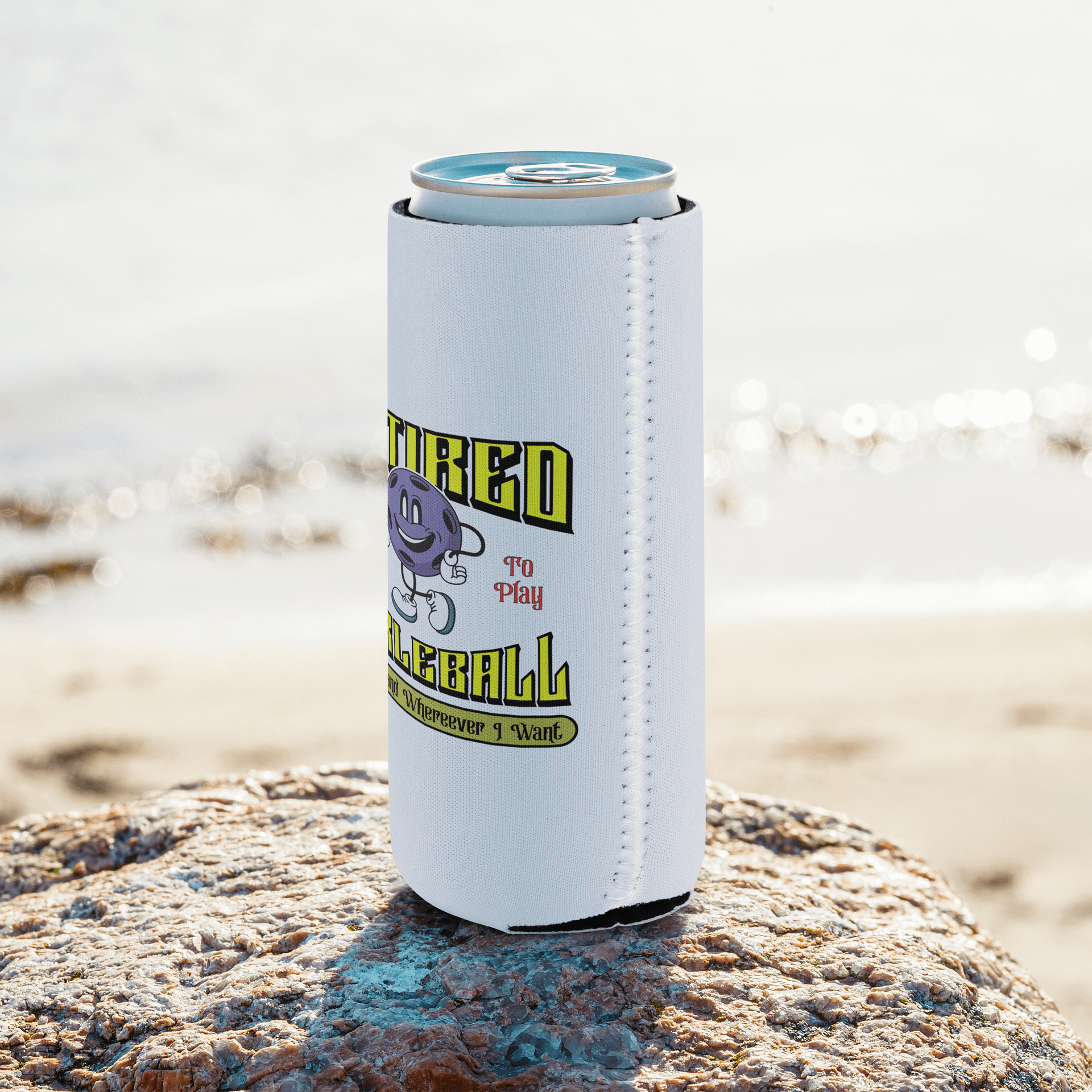 Retired Pickleball Can Cooler product image (8)