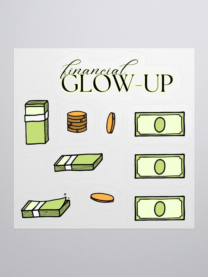 Financial Glow-Up Sticker Set product image (1)