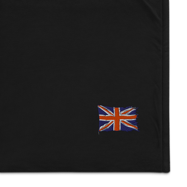 Union Jack Inspired Premium Sherpa Blanket product image (1)