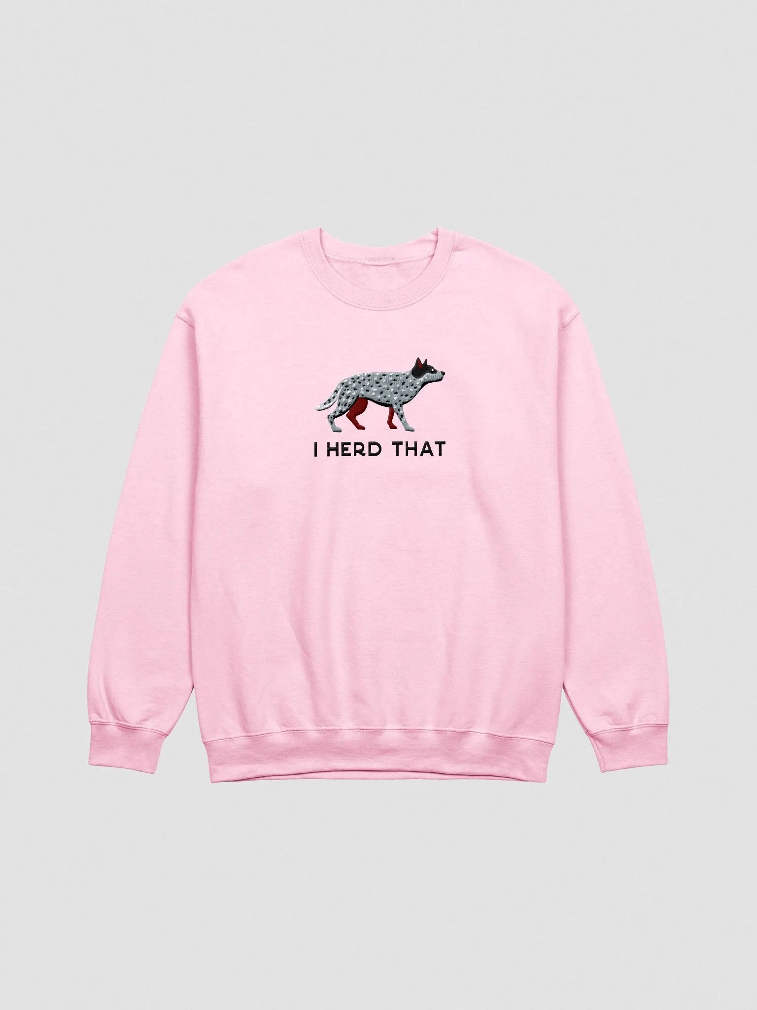 I Herd That Sweatshirt (Embroidered) of an Australian Cattle Dog(Blue Heeler 2) product image (4)