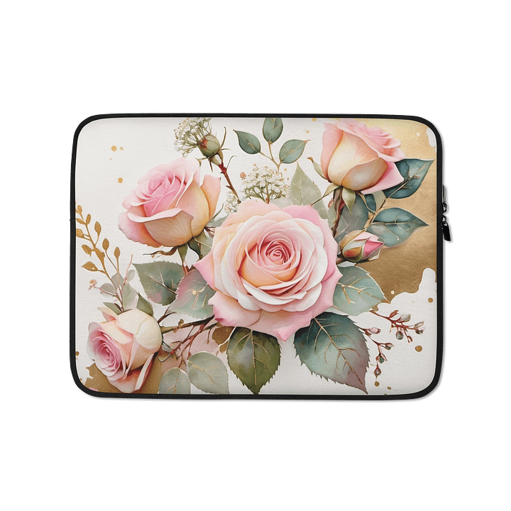 Golden Rose Laptop Sleeve product image (1)