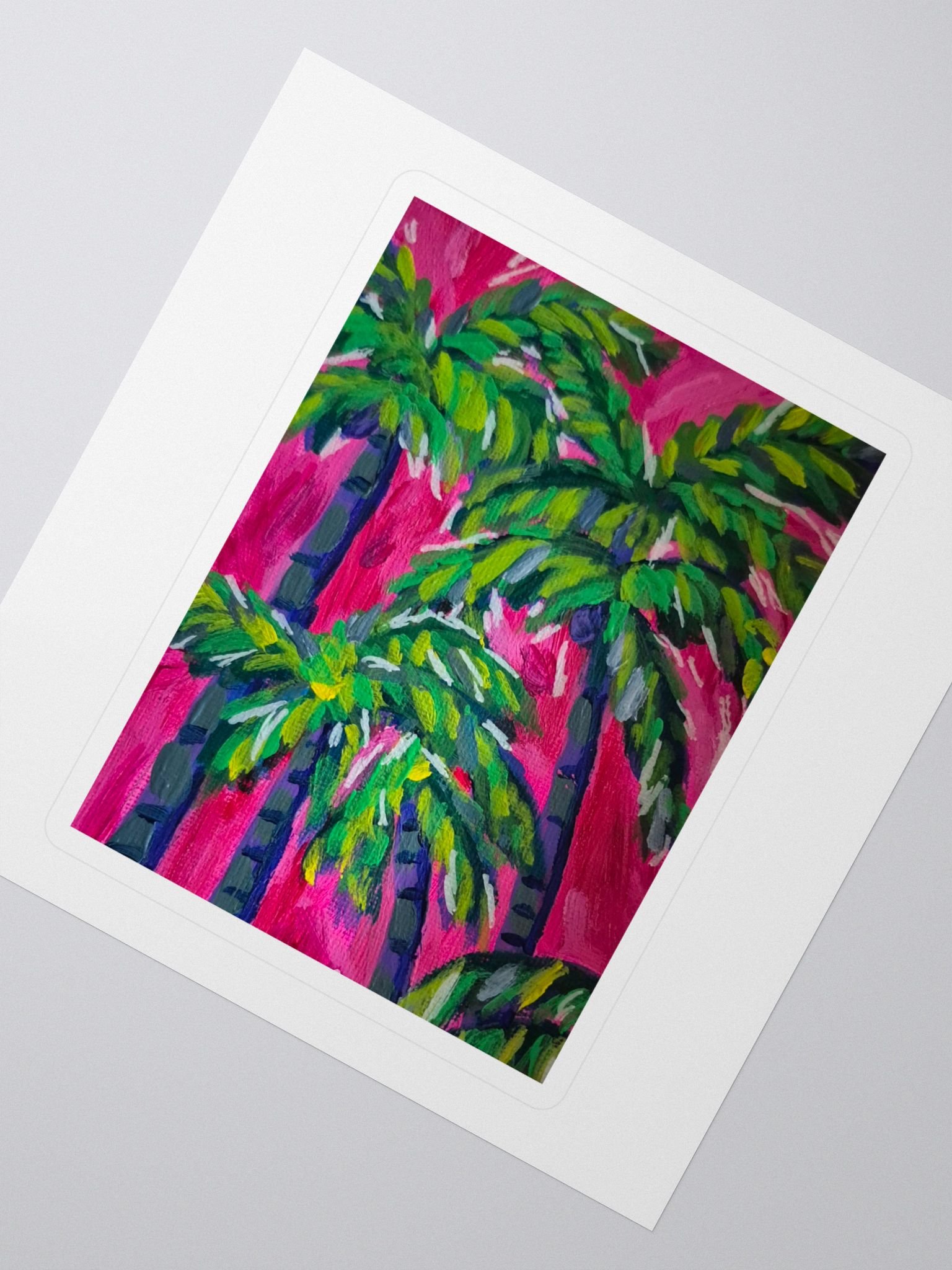 Hot Pink Tropical Palms product image (2)