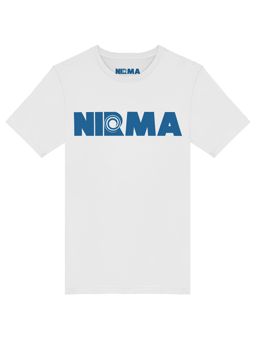NIRMA Logo Tee – White | Bella + Canvas 3001 product image (5)