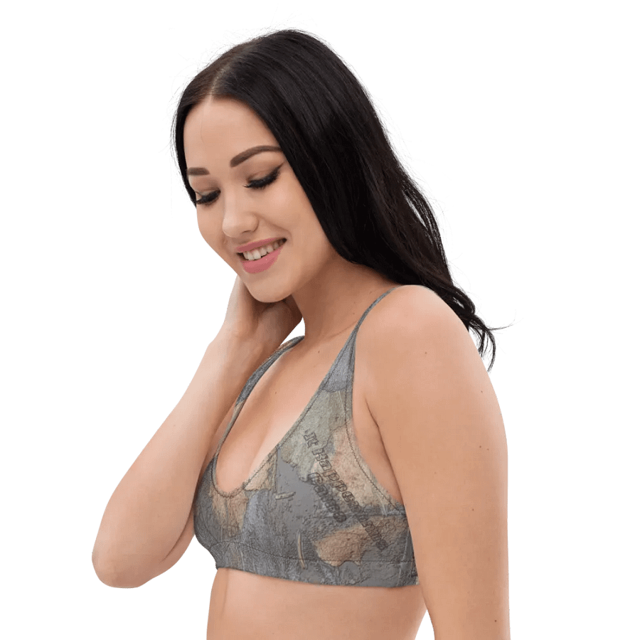 Recycled Padded Bikini Top - MossyOak - It Happennnns Camo product image (2)
