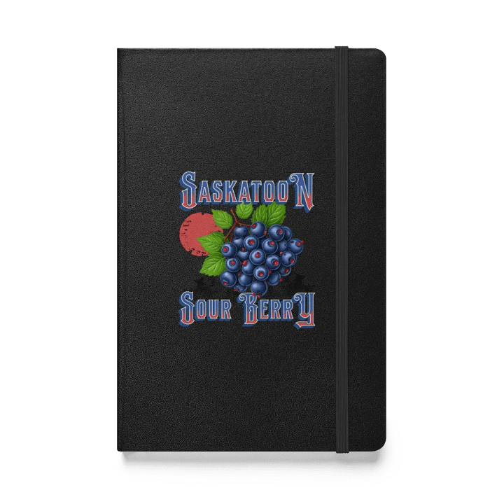Saskatoon Sour Berry Hardcover Notebook product image (1)