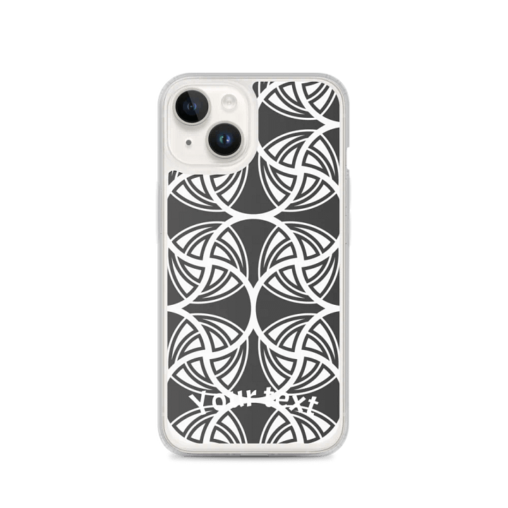 Geometric Symmetry iPhone® Clear Case product image (4)