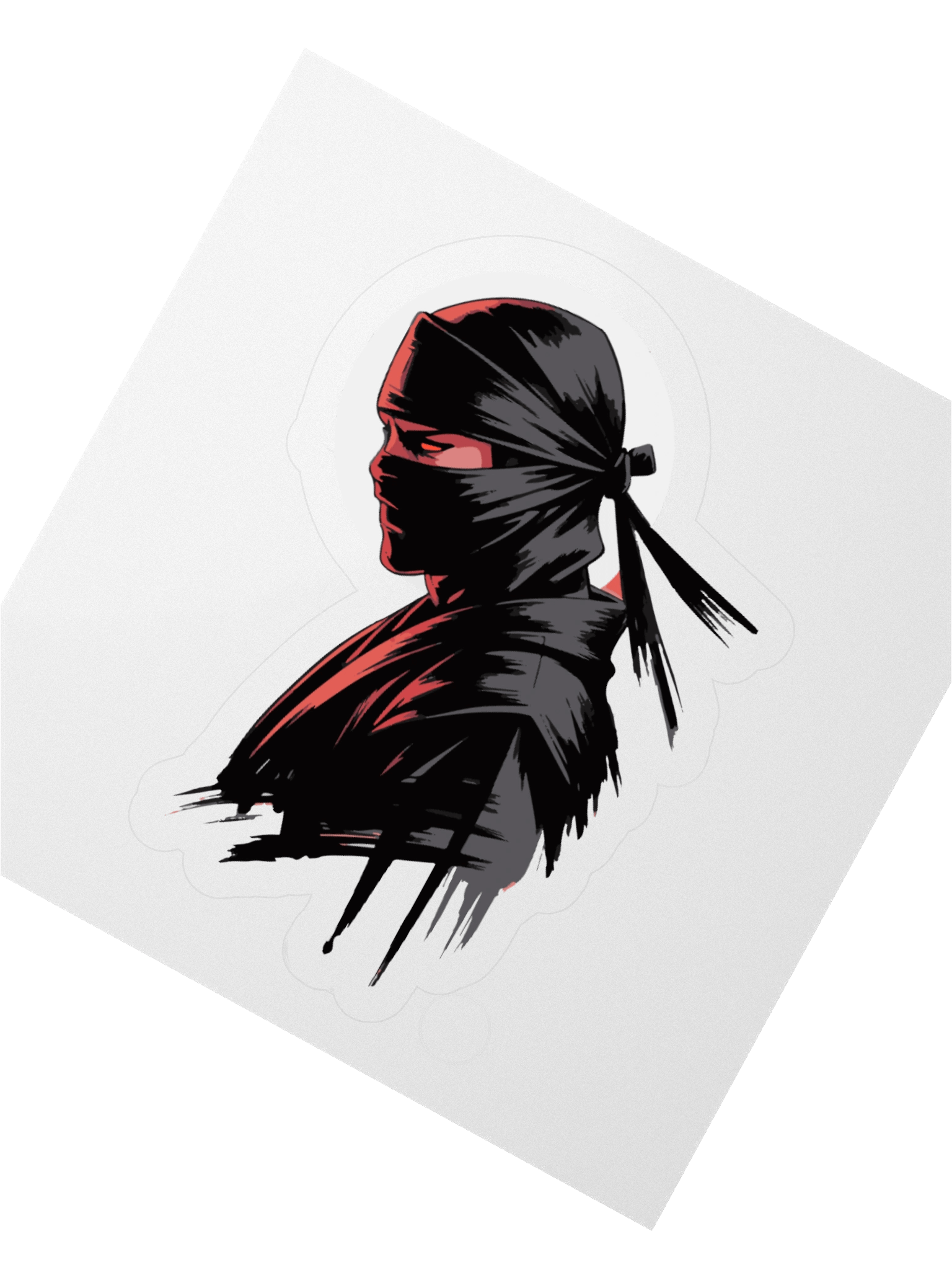 Ninja Profile Kiss Cut Stickers product image (2)