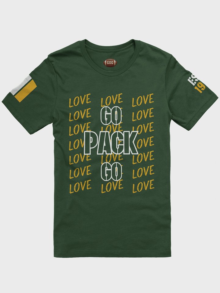 Never Enough Love Green Bay T-Shirt product image (1)