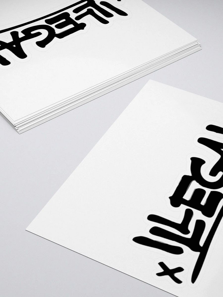 Sticker ILLEGAL product image (4)