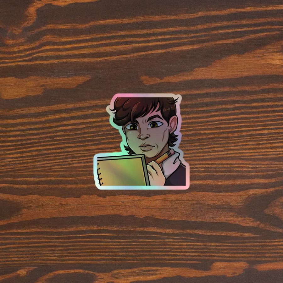 Notes Holographic Sticker product image (5)