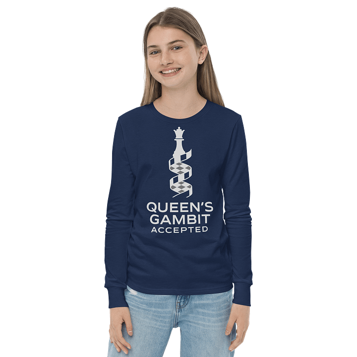 Queen's Gambit Accepted - Youth Long Sleeve T-Shirt product image (8)