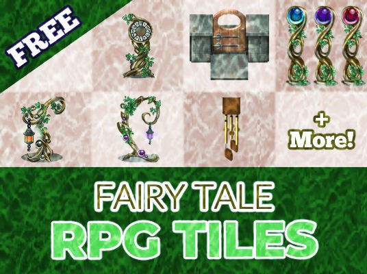 FREE RPG Maker Fairy Tale Tiles product image (1)