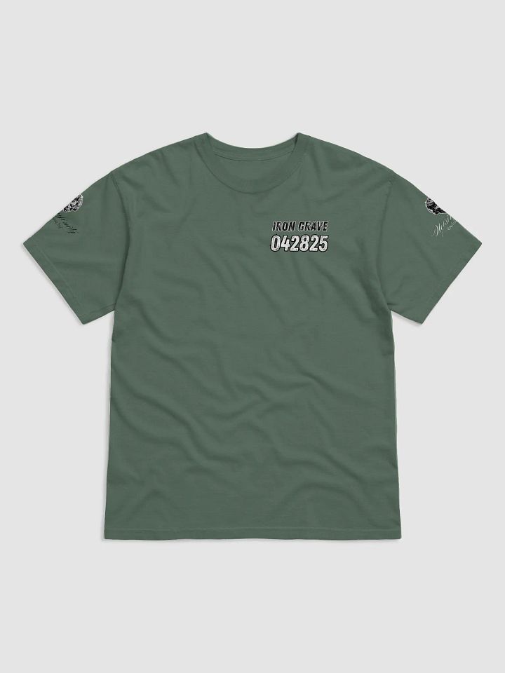 The Iron Grave - Blackwood Penitentiary - Inmate - White Logo T-Shirt product image (2)