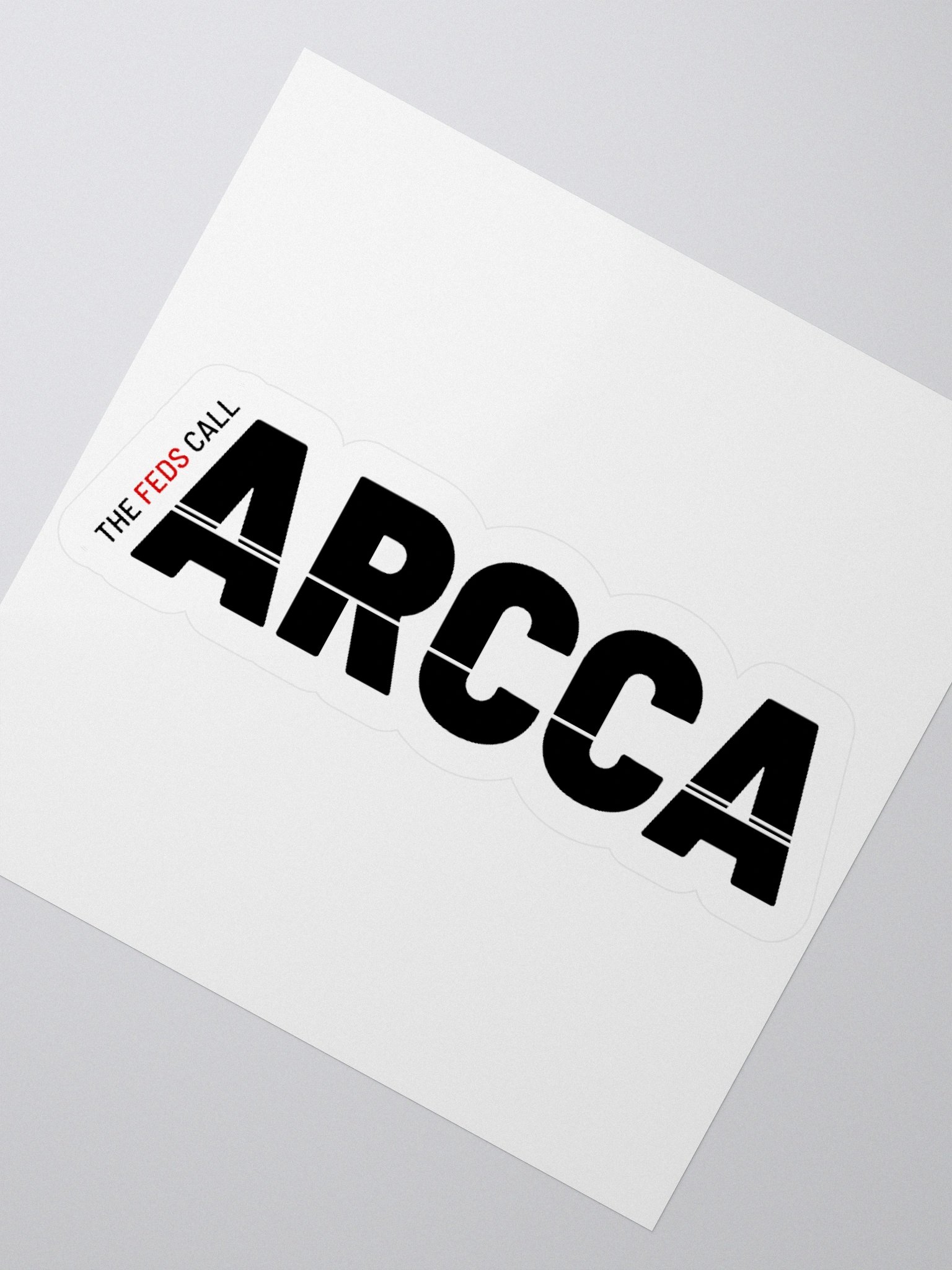 The Feds call ARCCA (sticker) product image (4)