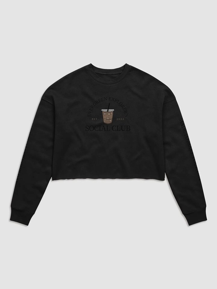 Coffee Club | Social Club Crop Crewneck product image (1)
