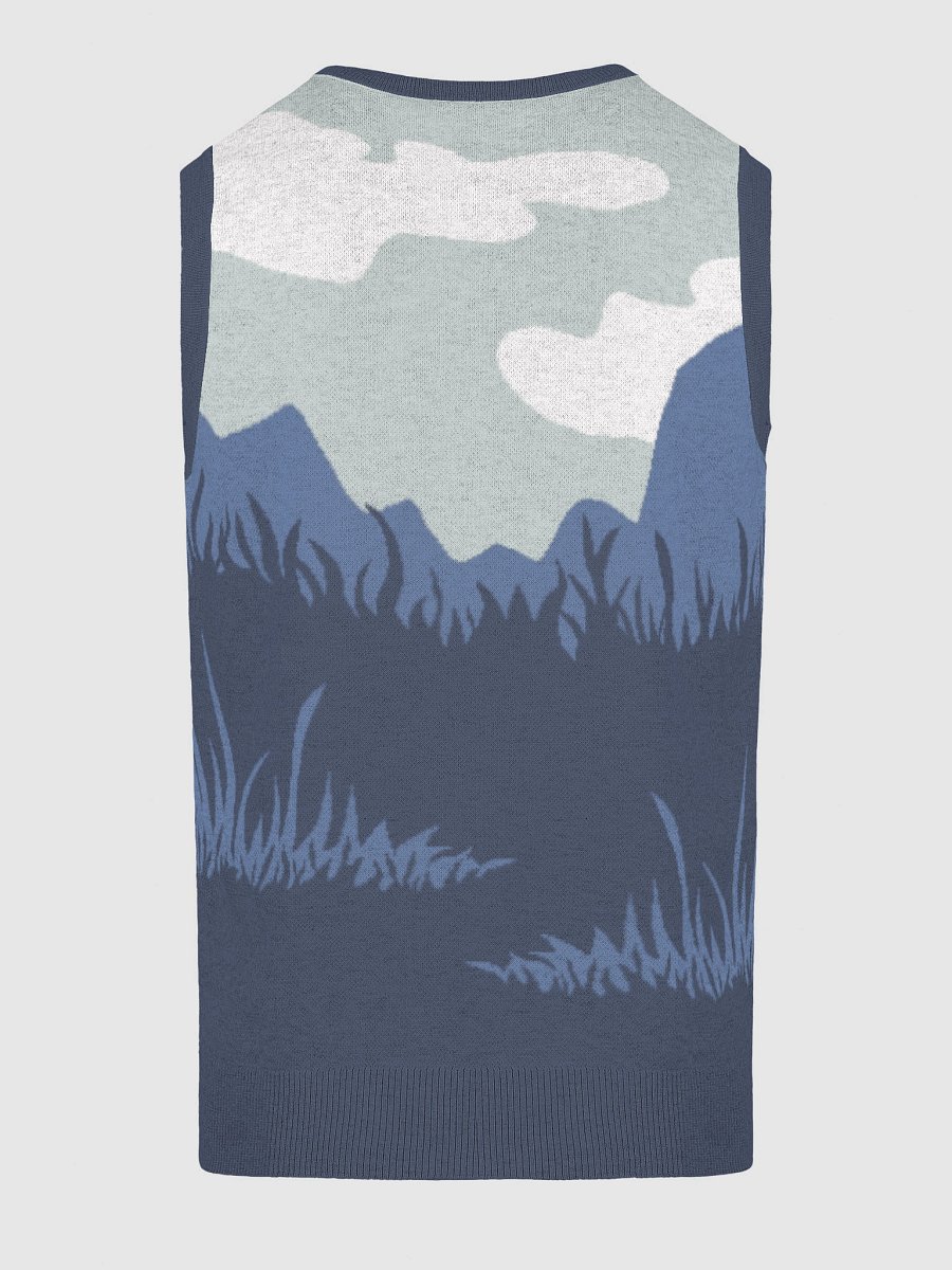 Mountain Butterfly V-Neck Vest product image (17)