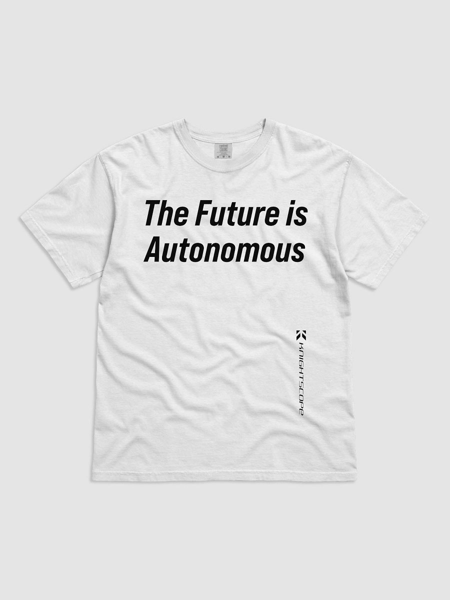 The Future is Autonomous: Comfort Tee - Whtie product image (1)