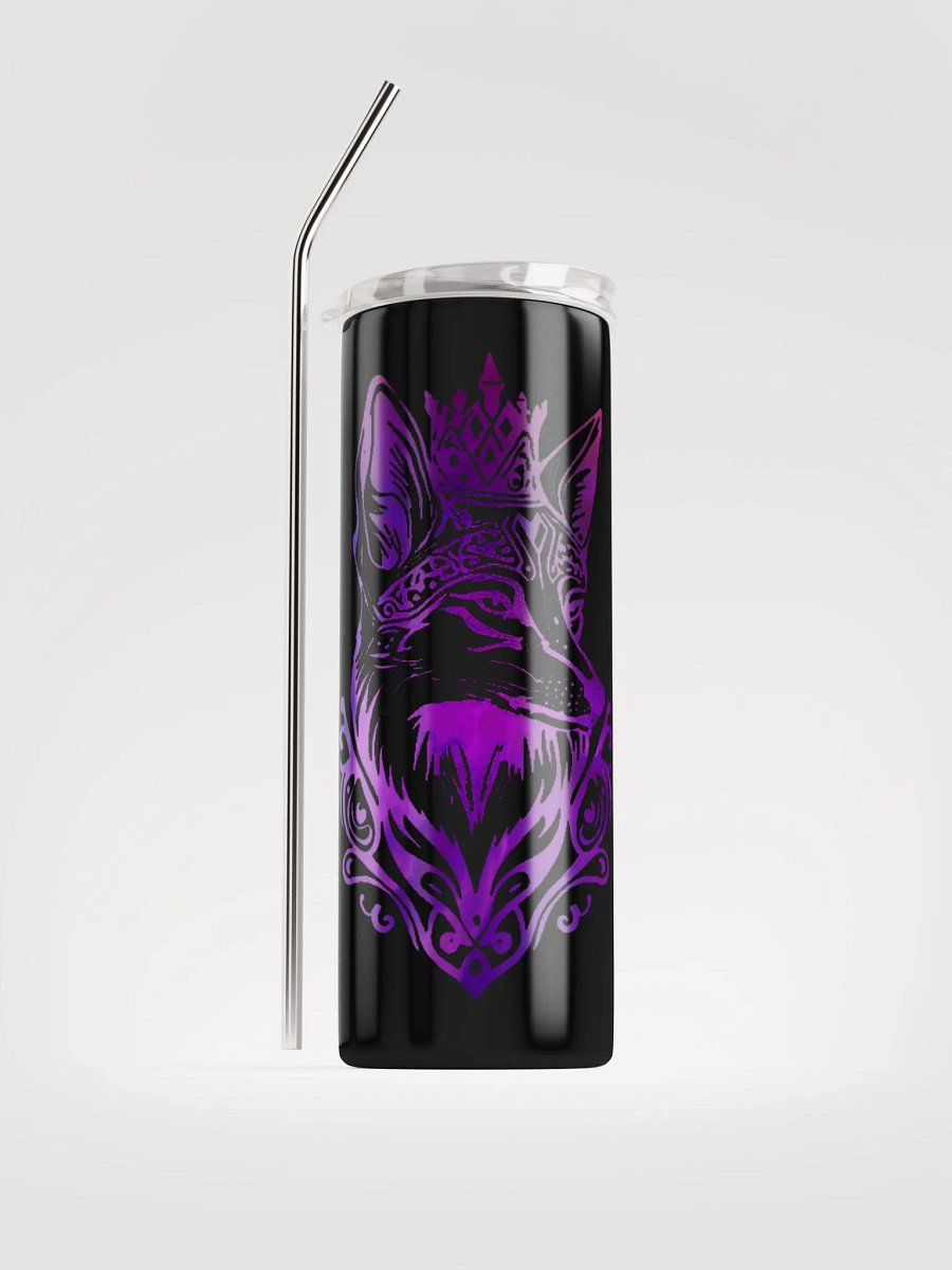 steel tumbler with straw product image (2)