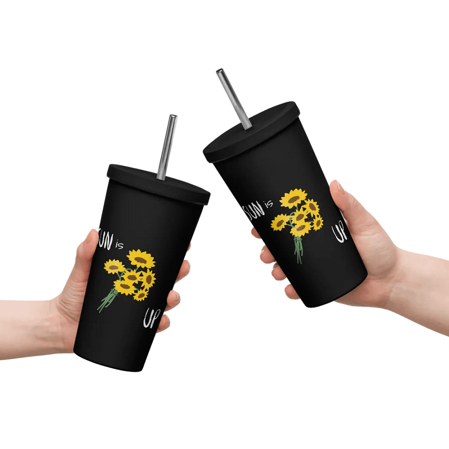 Insulated Tumbler with a Straw (sunny) product image (10)