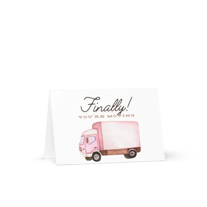 Funny Moving Day Greeting Card product image (2)