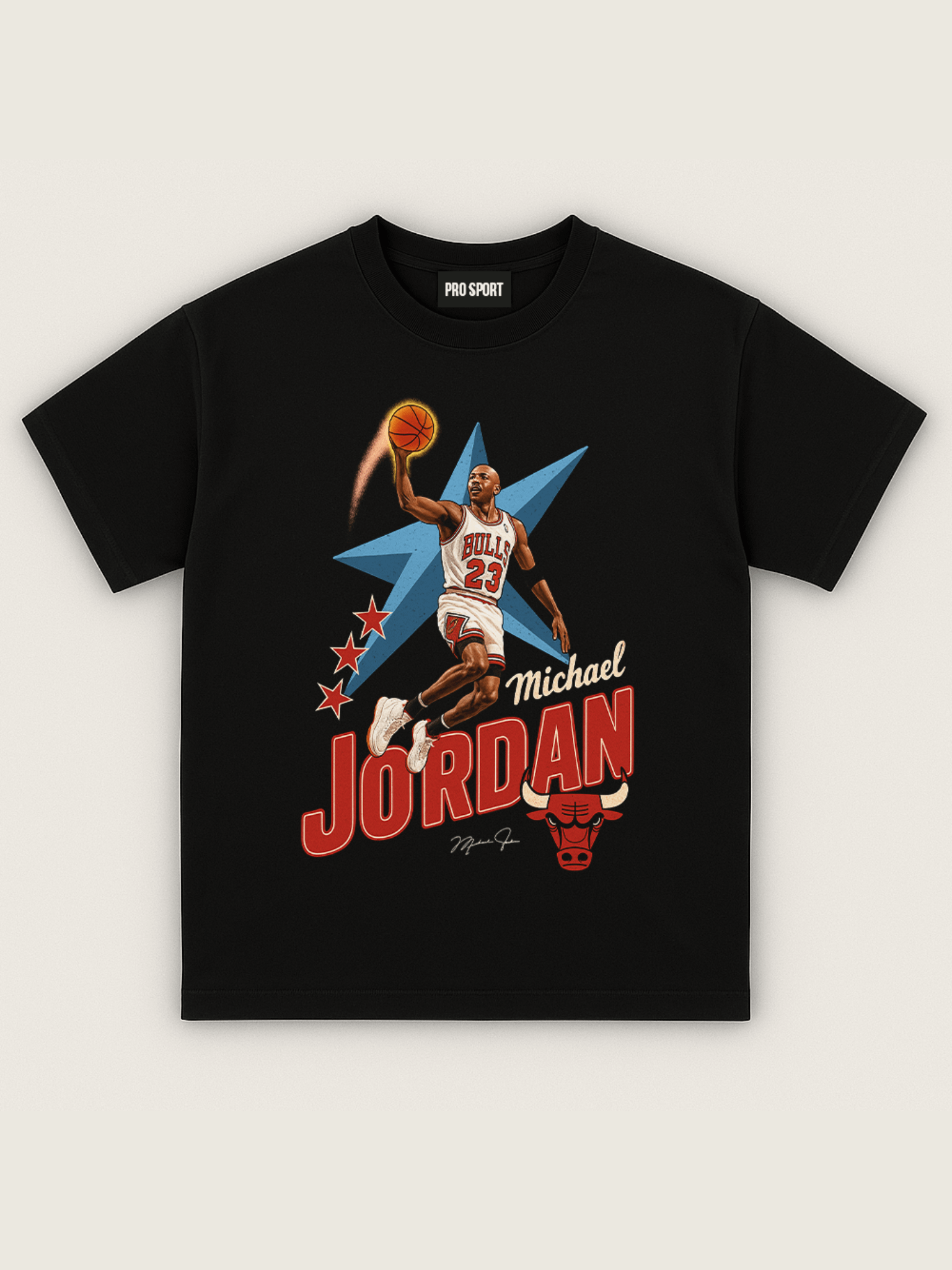 MICHEAL JORDAN BULLS GRAPHIC T-SHIRT product image (1)