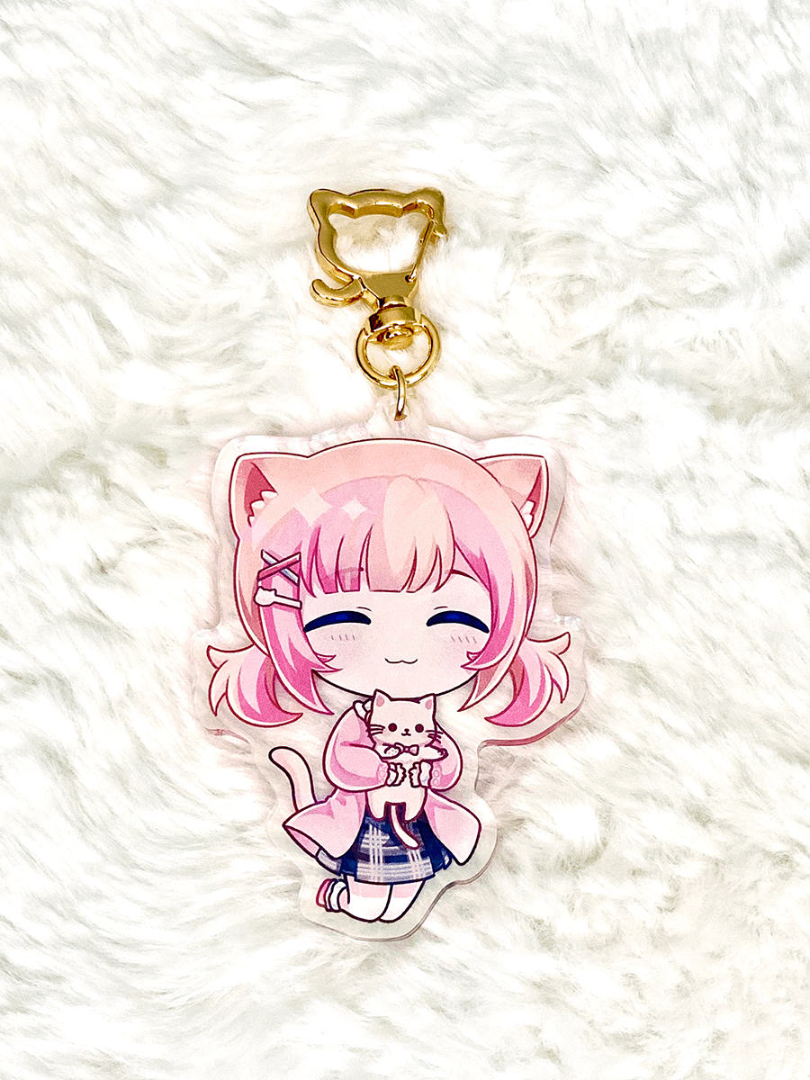 Acrylic Keychain (Broken Glass Finish) product image (2)