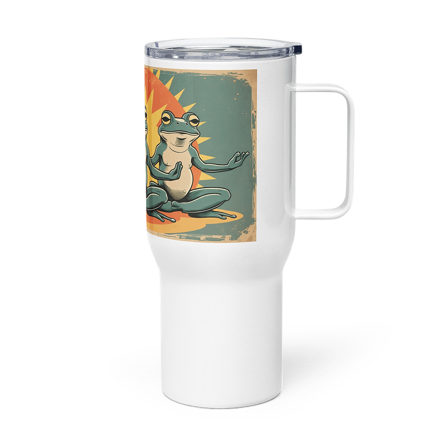 Meditative Frogs Travel Mug product image (4)