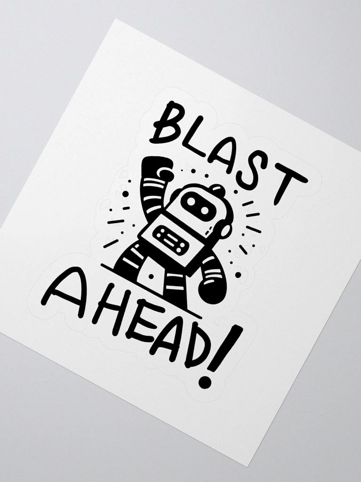 Blast Ahead Kiss Cut Stickers product image (5)