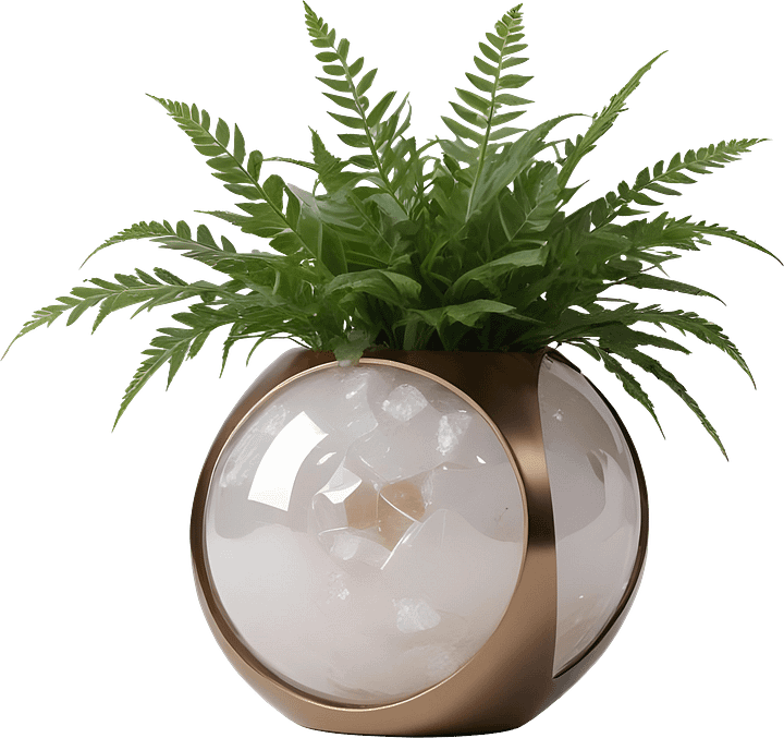 Glamour Organique – Luxury Design Planter PNG product image (1)