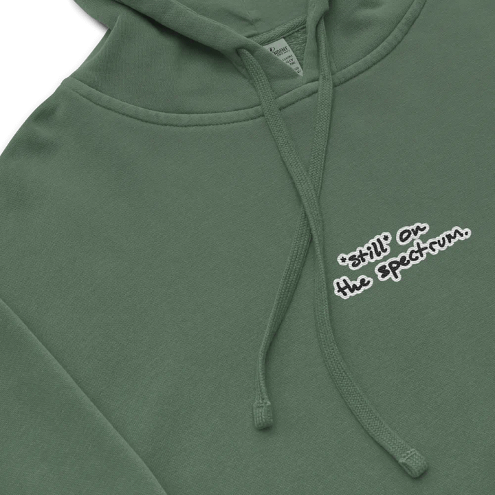 *still* on the spectrum embroidered pigment hoodie (bubble design) product image (1)