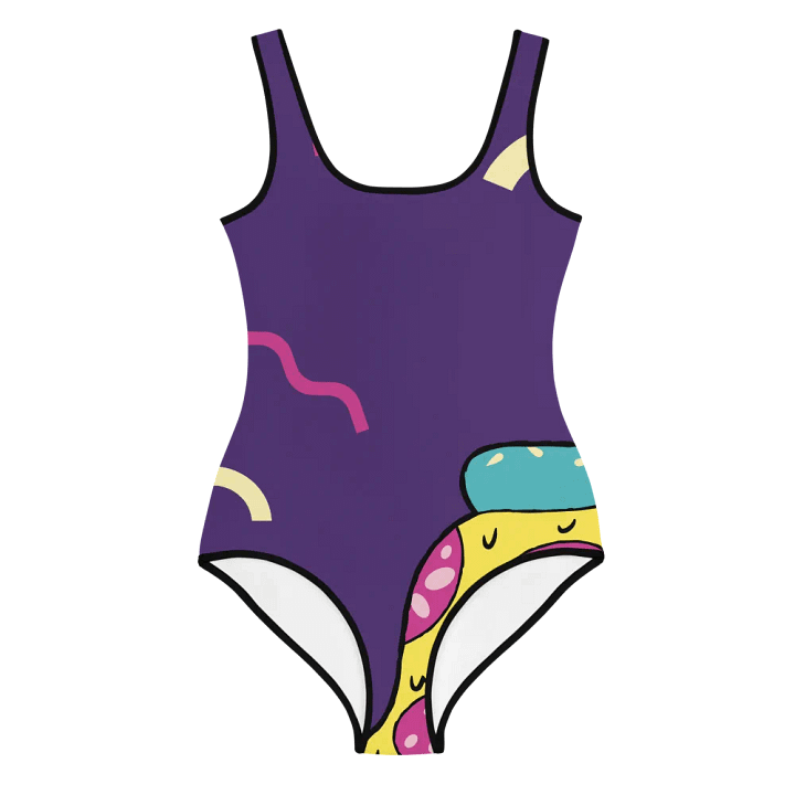 Cheesy Pizza Party Youth Swimsuit product image (1)