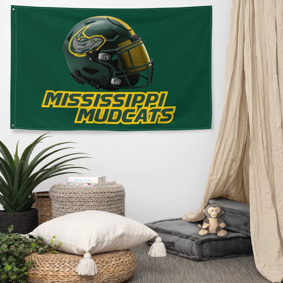 Mississippi Mudcats Team Flag product image (5)