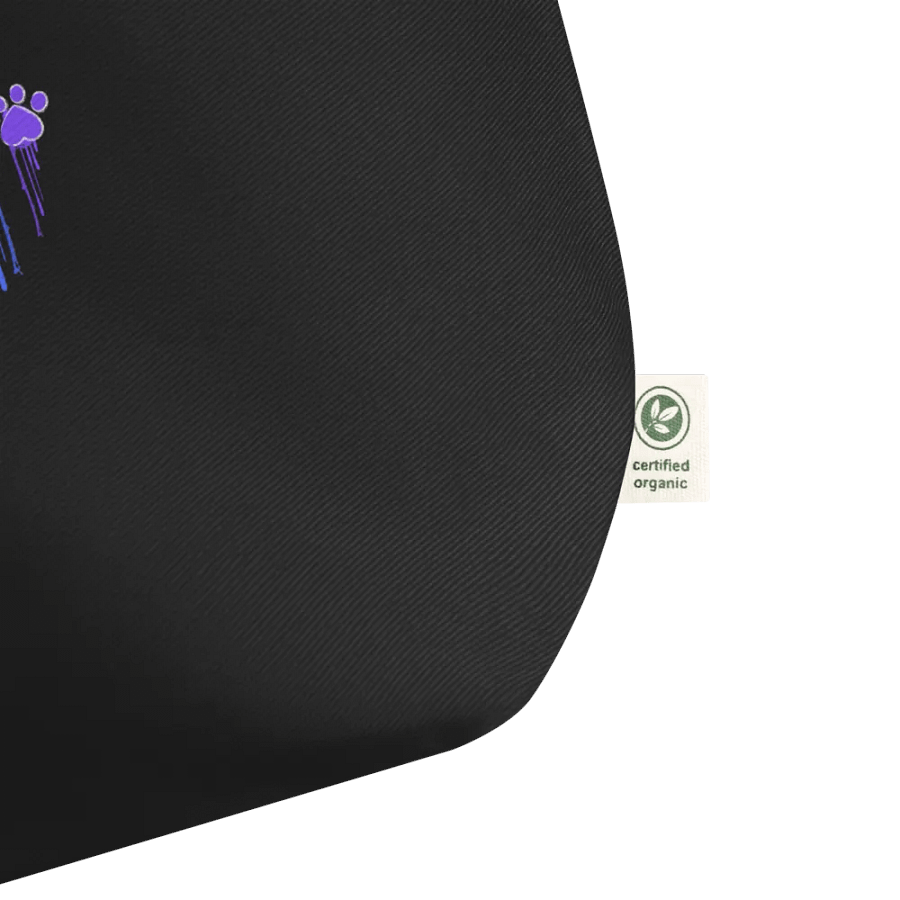 Rainbow Dog Paw Prints Eco Tote product image (2)
